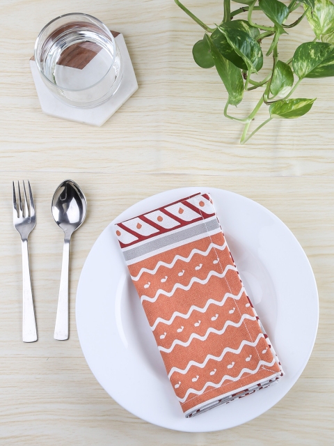 

House This Set of 4 Multicoloured Printed Napkins, Multi
