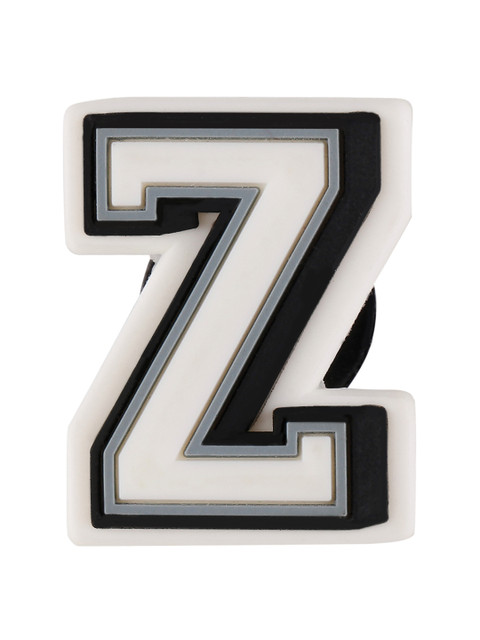 

Crocs Unisex White & Black Letter Z Jibbitz Shoe Charm