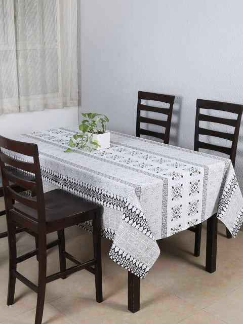 

House This Grey & White Printed Table Cover