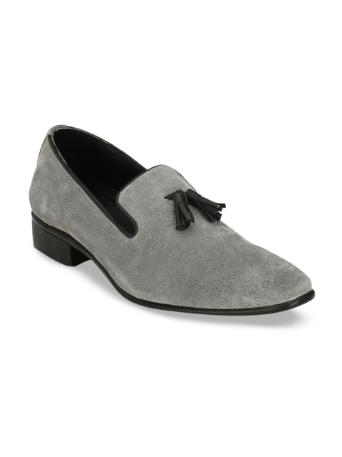 

Hi RELs Men Grey Suede Loafers