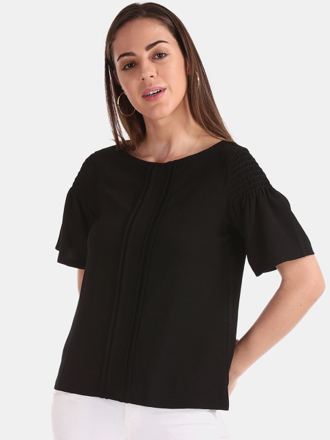 

ELLE Women Black Solid Top