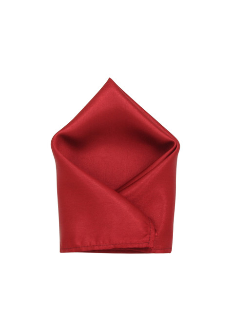 

Blacksmith Men Maroon Solid Pocket Square