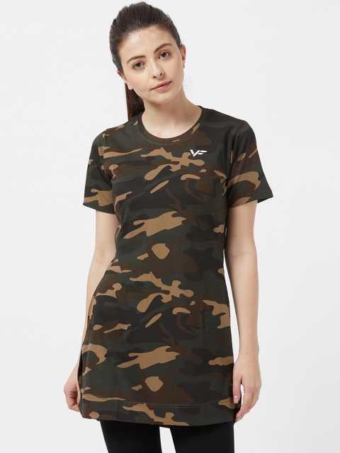 

Vero Forza Women Multicoloured Printed Round Neck T-shirt, Multi