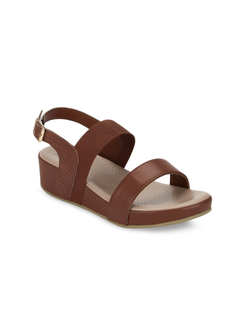 

Mode by Red Tape Women Brown Solid Wedges