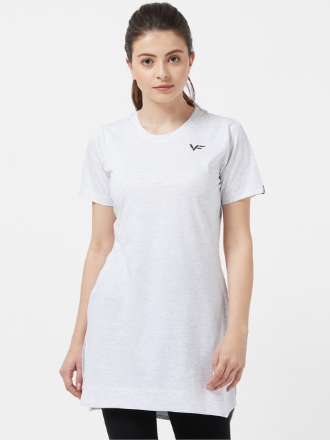

Vero Forza Women White Solid Round Neck T-shirt