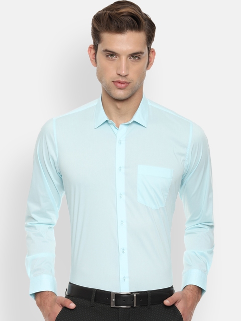 

Van Heusen Men Blue Slim Fit Solid Formal Shirt