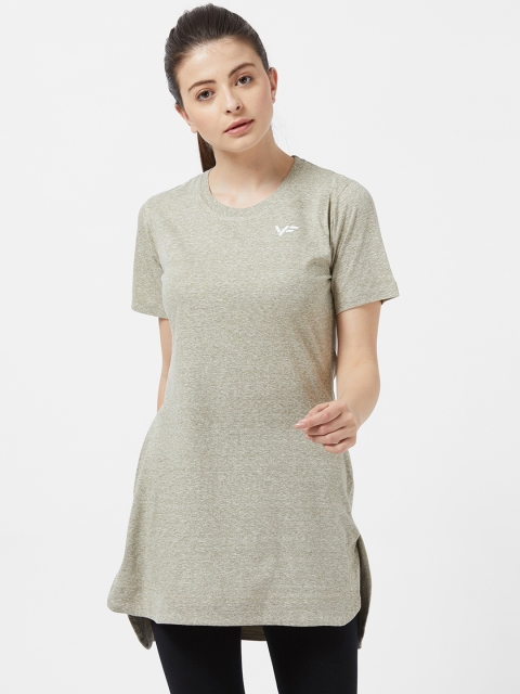 

Vero Forza Women Beige Solid Round Neck T-shirt
