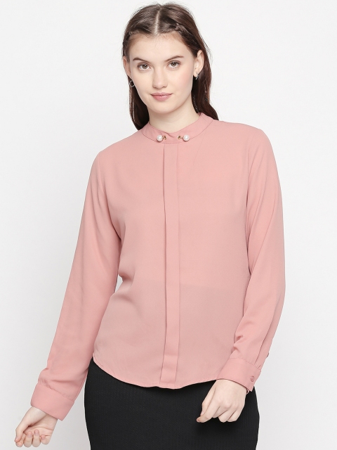 

Annabelle by Pantaloons Women Pink Embellished Top