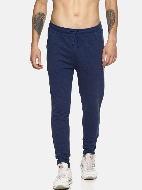 

Masculino Latino Men Blue Solid Mid-Rise Straight Fit Track Pants