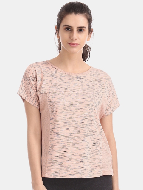 

Sugr Women Peach-Coloured Printed Top
