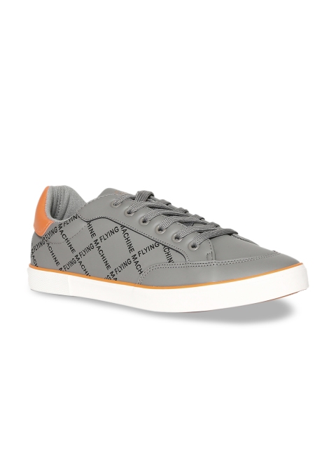 

Flying Machine Men Grey Sneakers