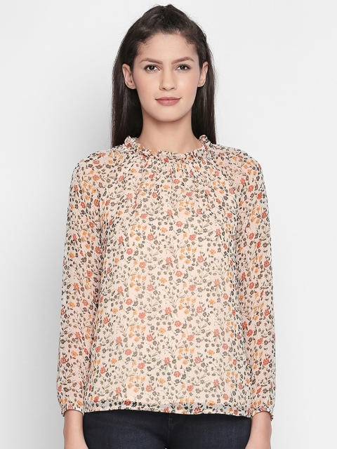 

Honey by Pantaloons Women Pink Printed Top