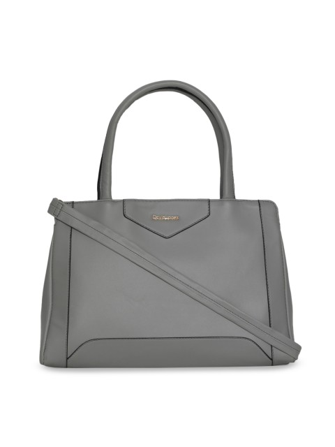

David Jones Grey Solid Shoulder Bag