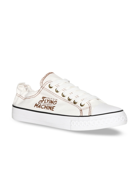 

Flying Machine Men White Sneakers