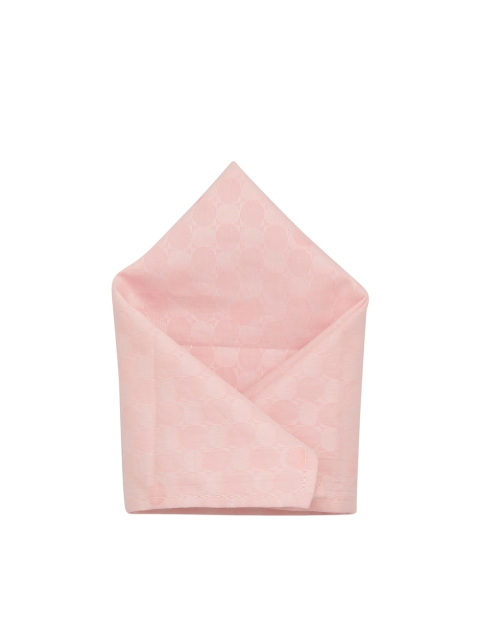 

Blacksmith Men Pink Printed Pocket Square