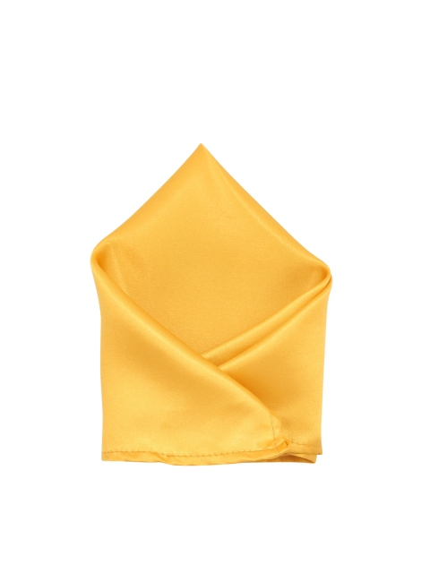 

Blacksmith Men Yellow Solid Pocket Square
