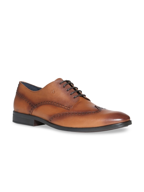 

Arrow Men Brown Solid Leather Formal Derbys