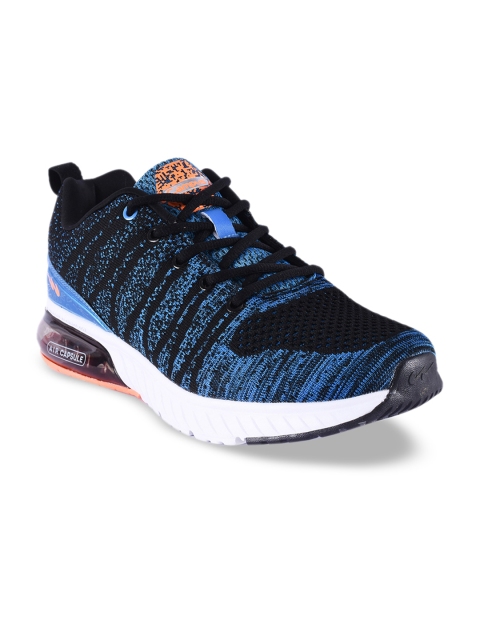

Campus Men Black Mesh Running Shoes