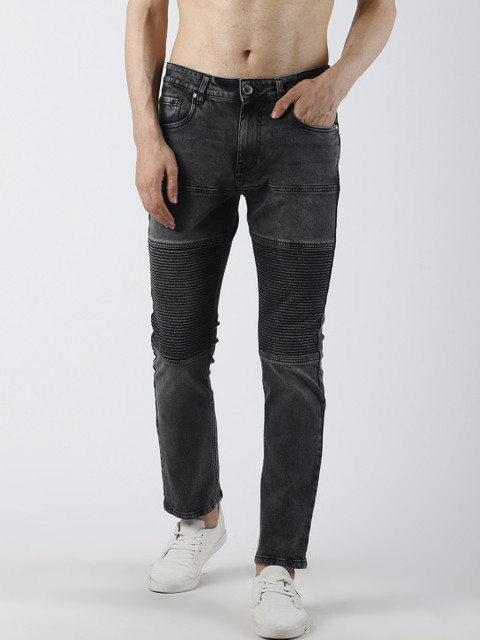 

Blue Saint Men Black Slim Fit Mid-Rise Clean Look Jeans