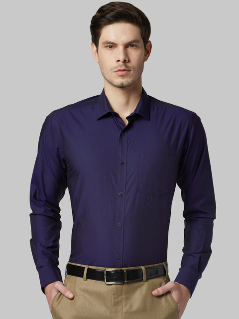 

Park Avenue Men Blue Slim Fit Solid Formal Shirt