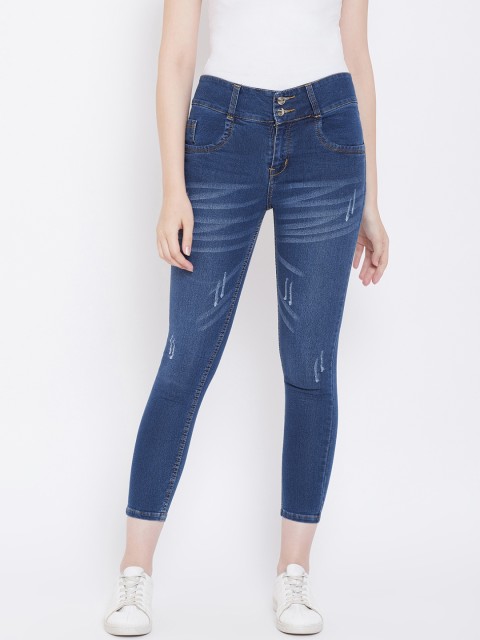 

Nifty Women Blue Slim Fit Mid-Rise Mildly Distressed Jeans