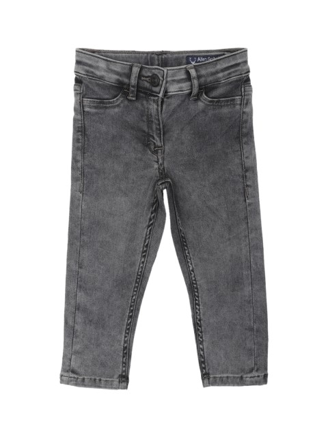 

Allen Solly Junior Girls Grey Regular Fit Mid-Rise Clean Look Stretchable Jeans