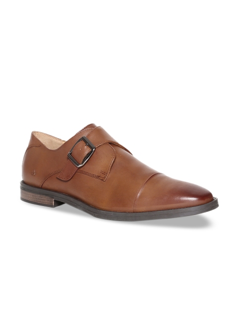 

Arrow Men Brown Solid Leather Monks