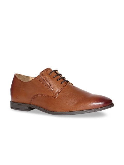 

Arrow Men Brown Solid Leather Derbys