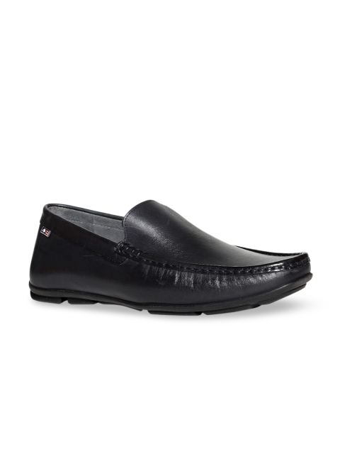 

Arrow Men Blue Solid Leather Loafers