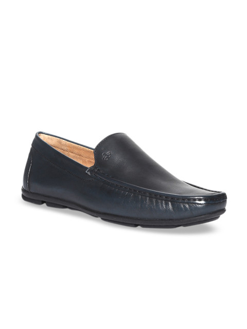 

Arrow Men Blue Solid Leather Loafers
