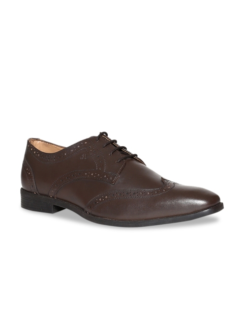 

Arrow Men Brown Solid Leather Brogues