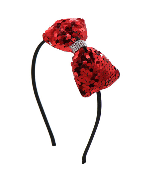 

The Magic Wand Red Embellished Hairband