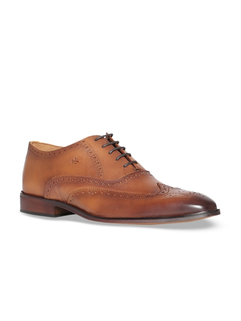 

Arrow Men Brown Solid Leather Brogues