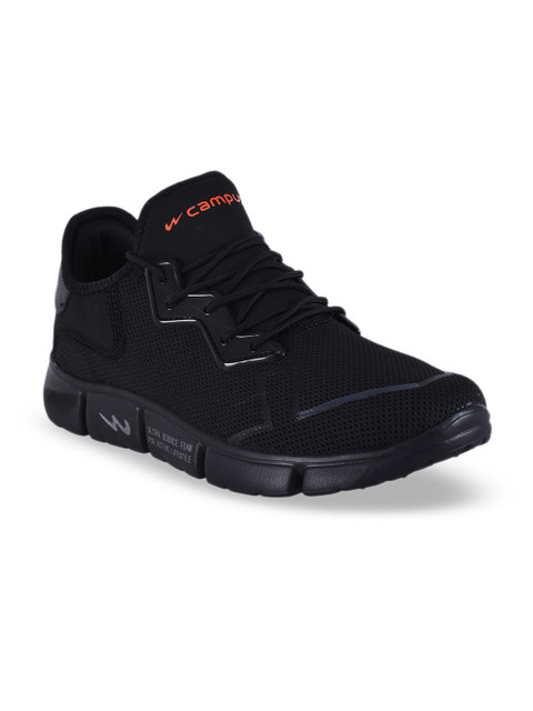 

Campus Men Black Mesh MADRID Running Shoes
