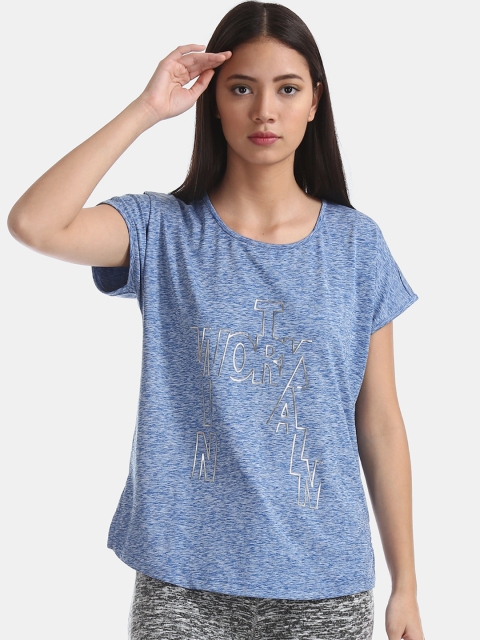 

Sugr Women Blue Printed Top