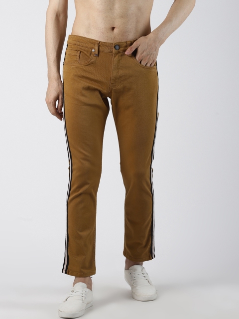 

Blue Saint Men Brown Slim Fit Mid-Rise Clean Look Jeans