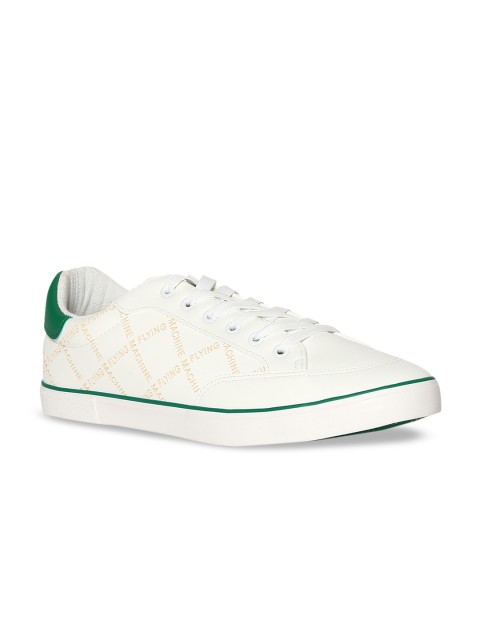 

Flying Machine Men White Sneakers