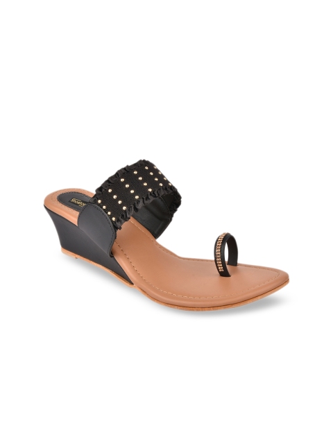 

Shoetopia Women Black Solid Heels