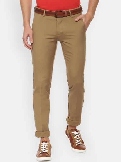 

Allen Solly Men Khaki Slim Fit Solid Chinos
