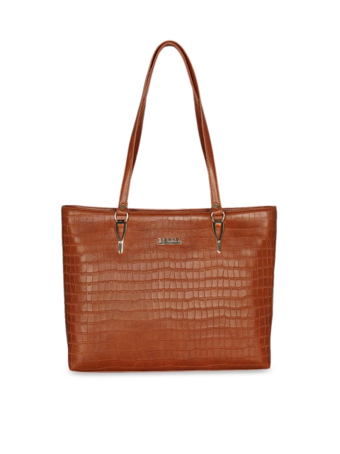 

ESBEDA Tan Textured Shoulder Bag