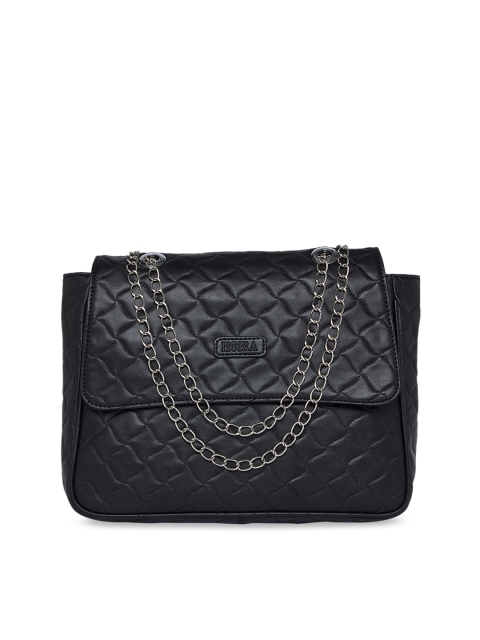 

HORRA Black Textured Sling Bag