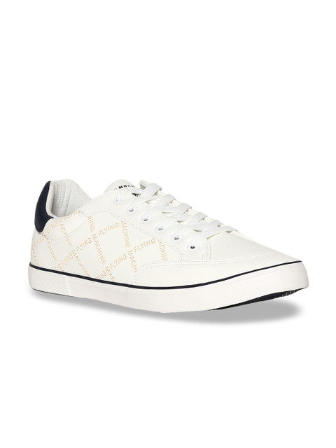 

Flying Machine Men White Sneakers