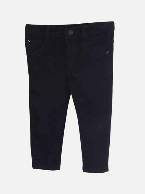 

Beebay Girls Black Regular Fit Solid Regular Trousers