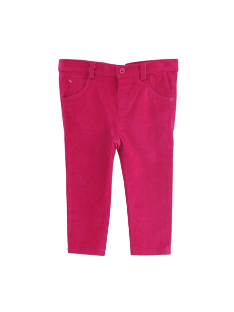 

Beebay Girls Pink Regular Fit Solid Regular Trousers