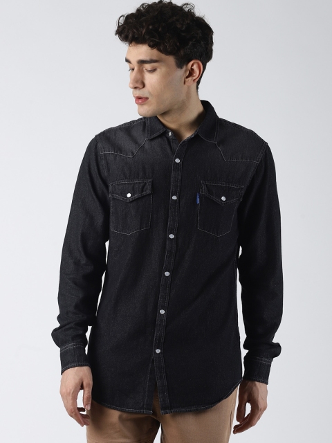 

Blue Saint Men Grey Slim Fit Solid Casual Shirt