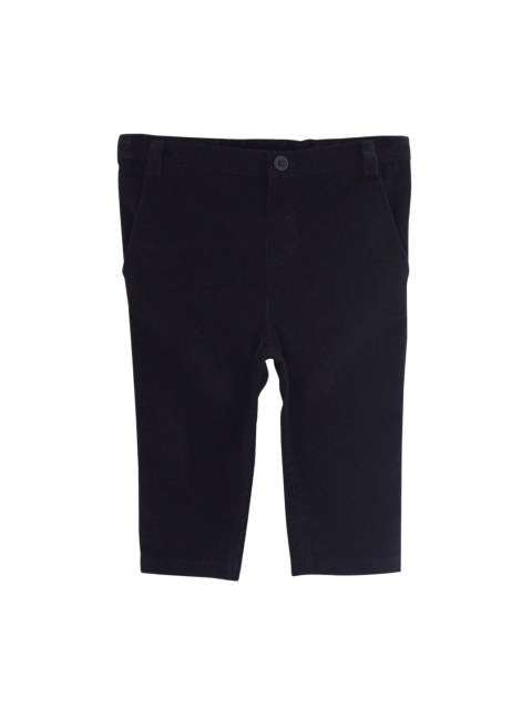 

Beebay Boys Black Regular Fit Solid Regular Trousers