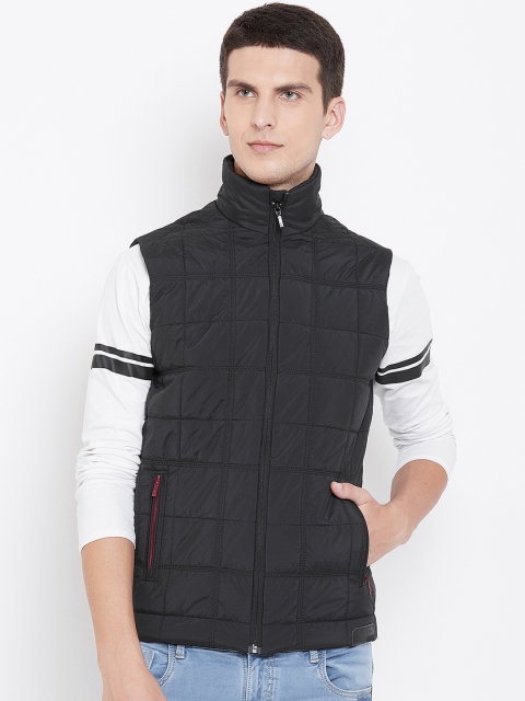 

Spirit Men Black Solid Jacket