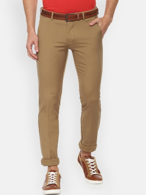 

Allen Solly Men Khaki Slim Fit Solid Chinos