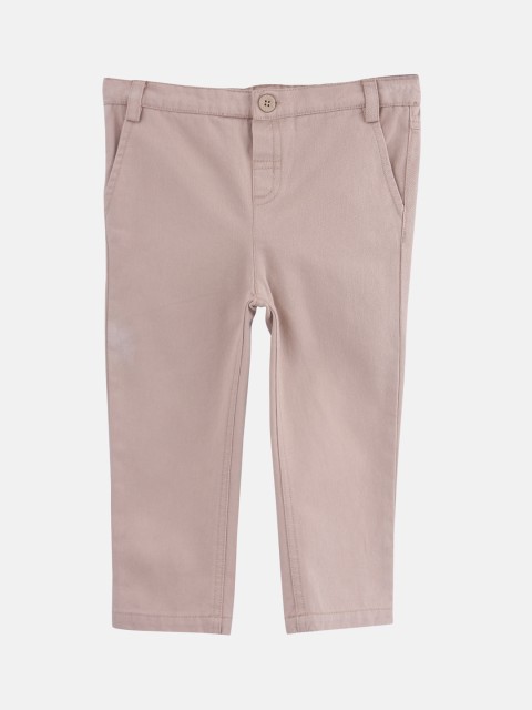 

Beebay Boys Beige Regular Fit Solid Regular Trousers
