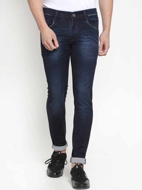

Rodamo Men Blue Slim Fit Mid-Rise Clean Look Stretchable Jeans